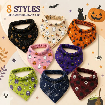 Halloween Pet Bandana Set