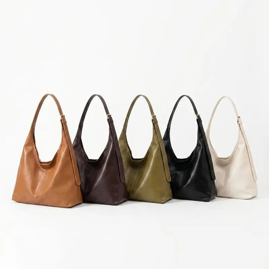 Soft Leather Hobo Bag