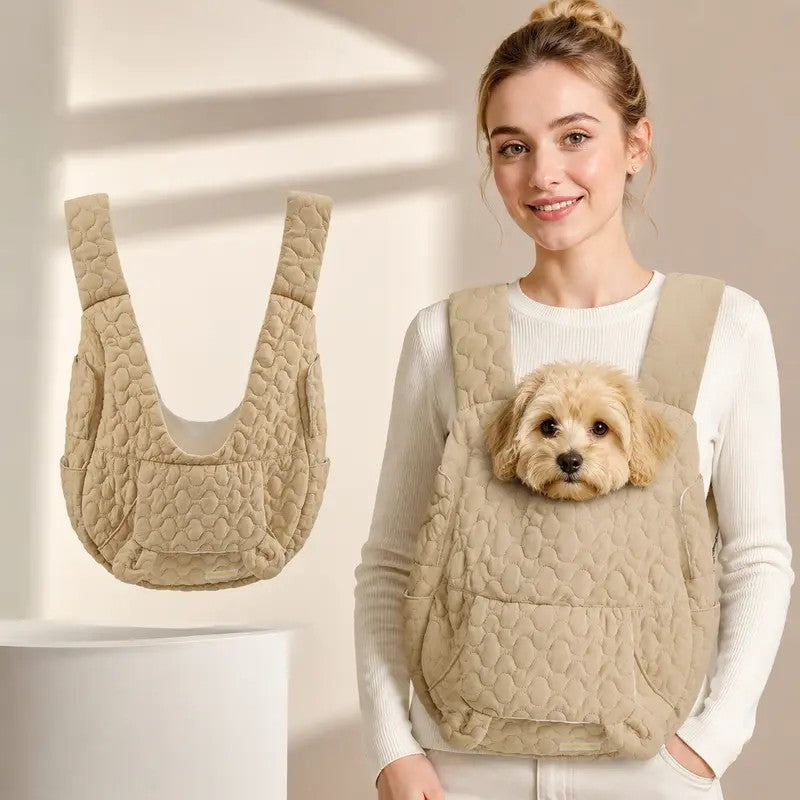 Quilted Pet Carrier Vest