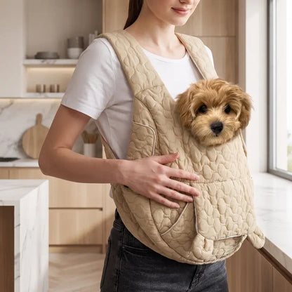 Quilted Pet Carrier Vest