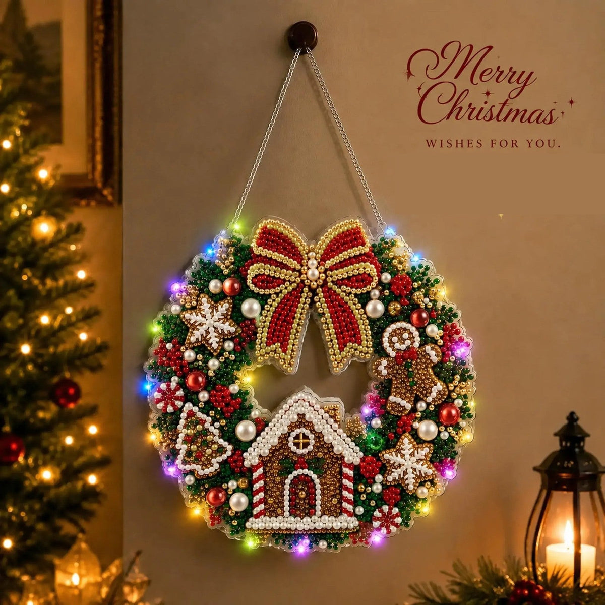 Snowman Christmas Diamond Art Ornament