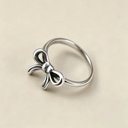 Antiqued Bow Statement Ring