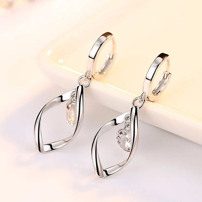 Crystal Water Drop Earrings