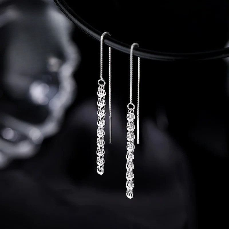 Teardrop Chain Earrings