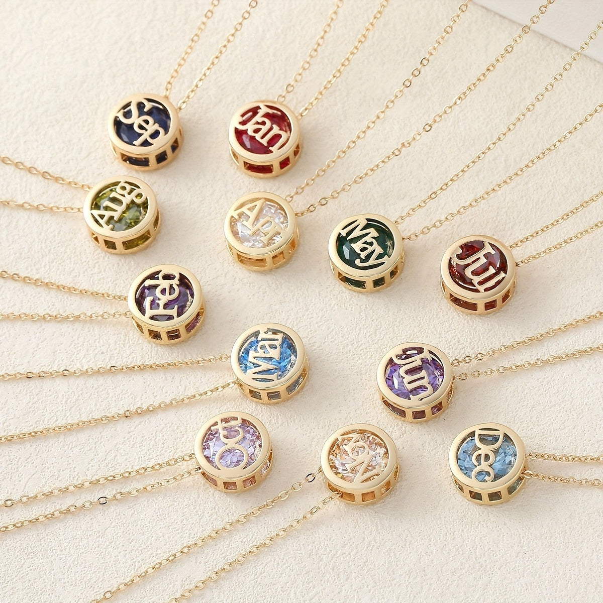 Birth Month Necklace