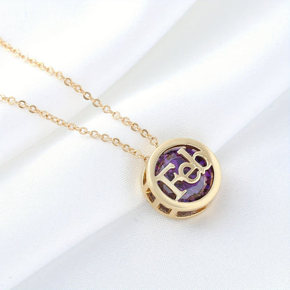 Birth Month Necklace