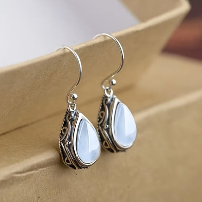 Blue Teardrop Earrings