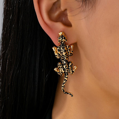 Leopard Statement Earrings