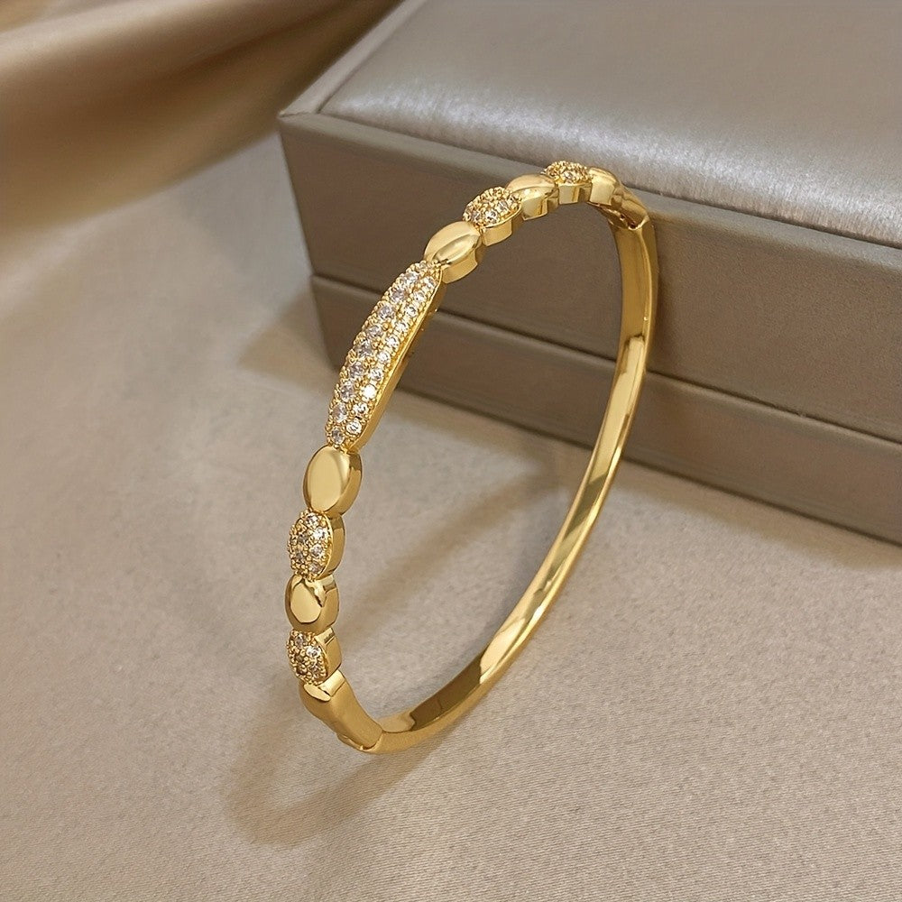 Crystal Oval Link Bracelet