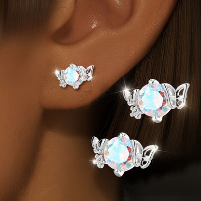 Aurora Butterfly Stud Earrings