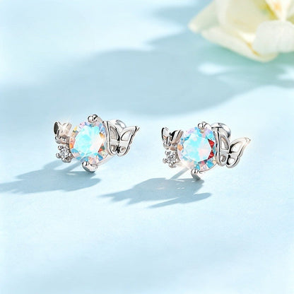 Aurora Butterfly Stud Earrings