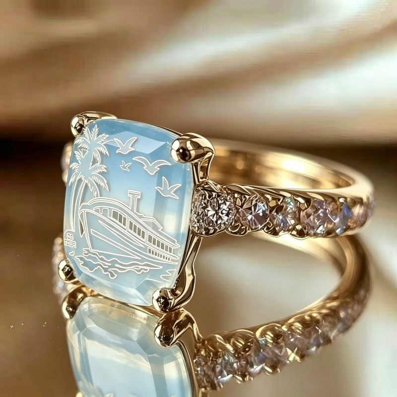 Tropical Cruise Square Ring