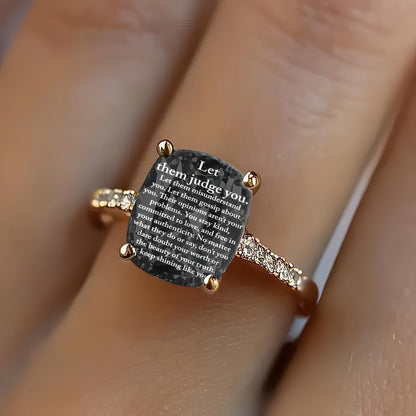Inspirational Square Ring