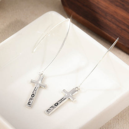 Hope Cross Earrings