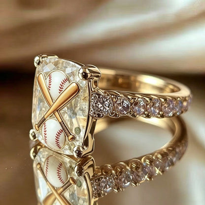 Baseball Square Ring