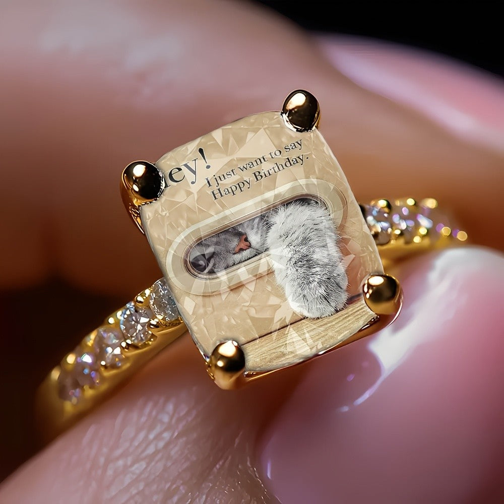 Cat Window Ring