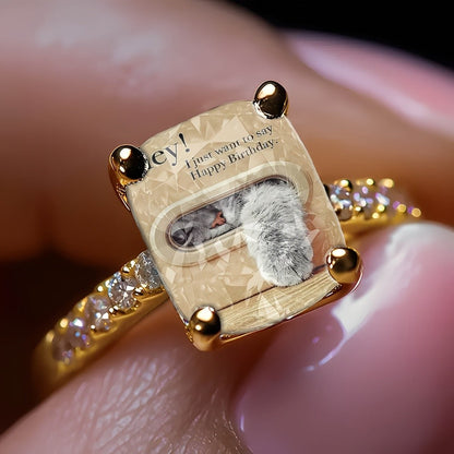 Cat Window Ring