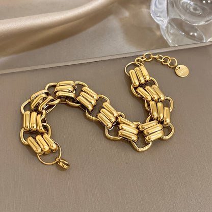 Geometric Link Bracelet
