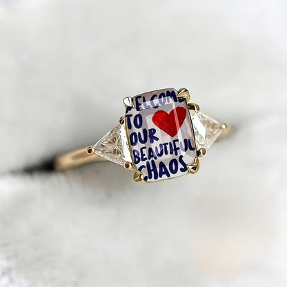 Beautiful Chaos Square Ring