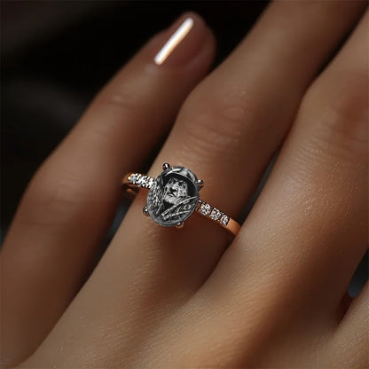 Graphic Claw Statement Ring