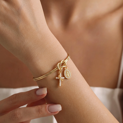 Cross Crown Knot Bracelet