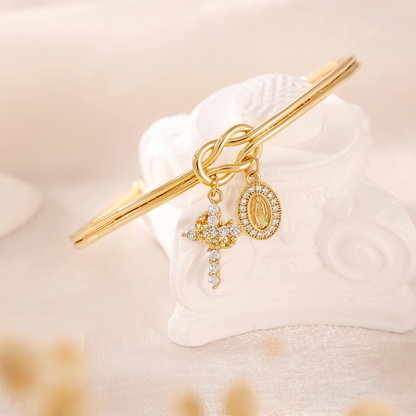 Cross Crown Knot Bracelet