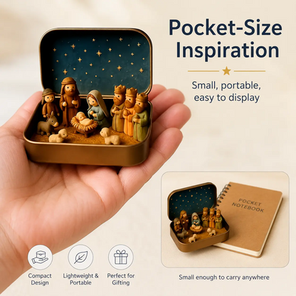 Pocket Size Nativity Scene Set