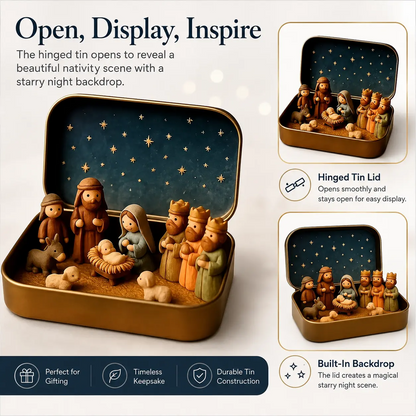 Pocket Size Nativity Scene Set