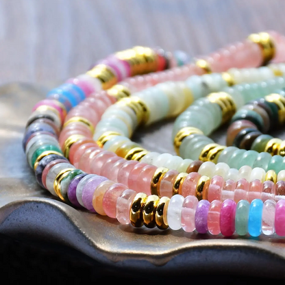 Natural Stone Beaded Necklace