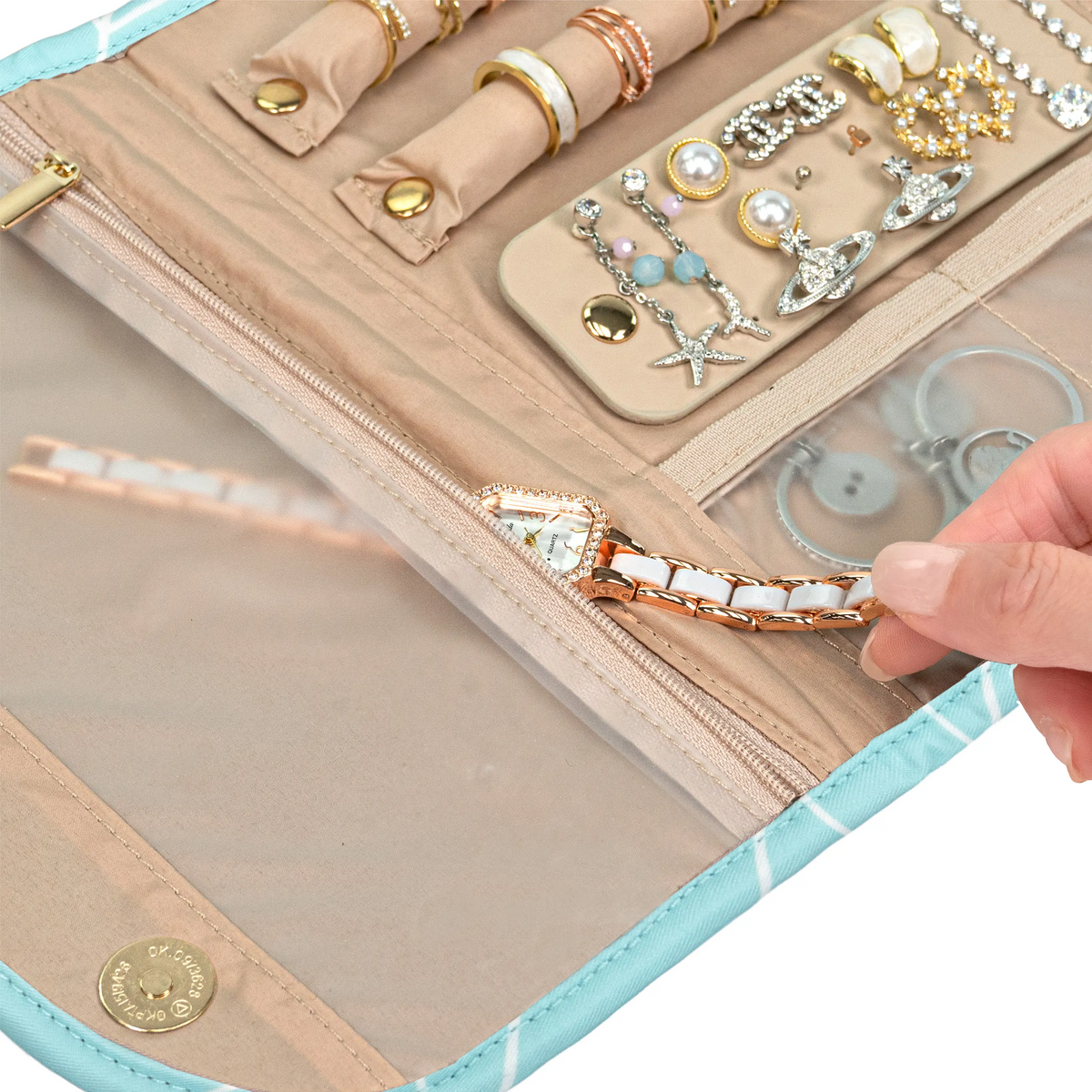 Travel Jewelry Case Organizer