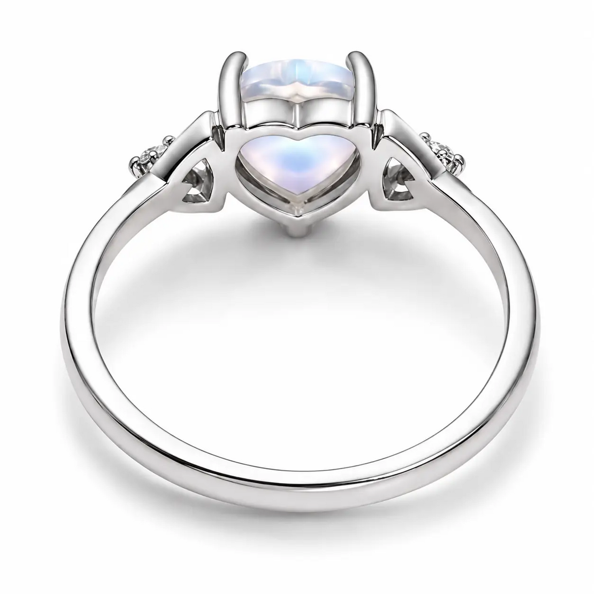 Heart Moonstone Ring