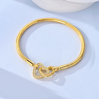 Interlocking Hearts Bracelet