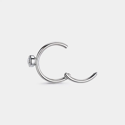 Geometric Hinge Nose Ring