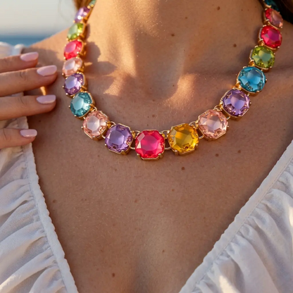 Colorful Crystal Necklace