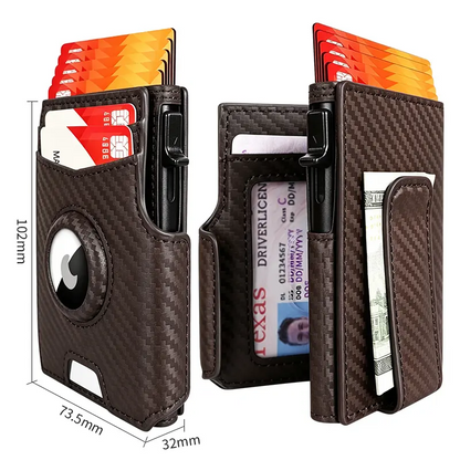 Slim Magnetic Flip Card Holder