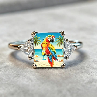 Macaw Statement Ring