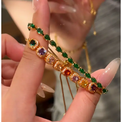 2pc Colorful Sugar Cube Bracelets
