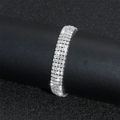 Dainty Rhinestone Anklet