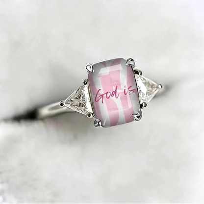 God Is Good Statement Ring