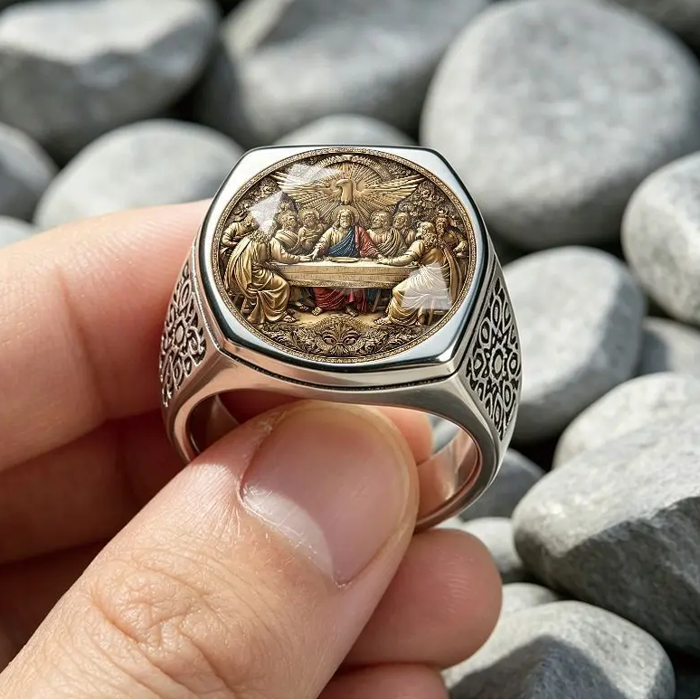 Vintage Classical Portrait Ring
