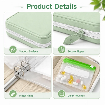 14 Pouch Portable Pill Organizer