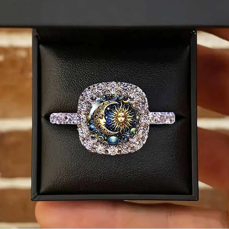 Starry Sky Pave Ring