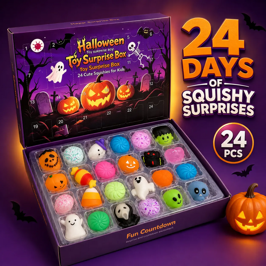 24pc Halloween Squeeze Toy Set