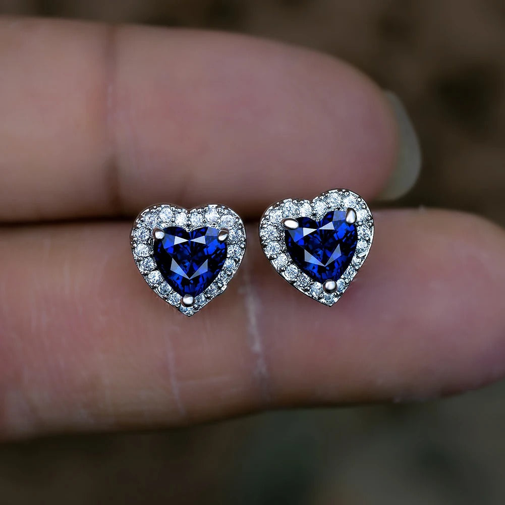 Heart Shaped Colorful Earrings