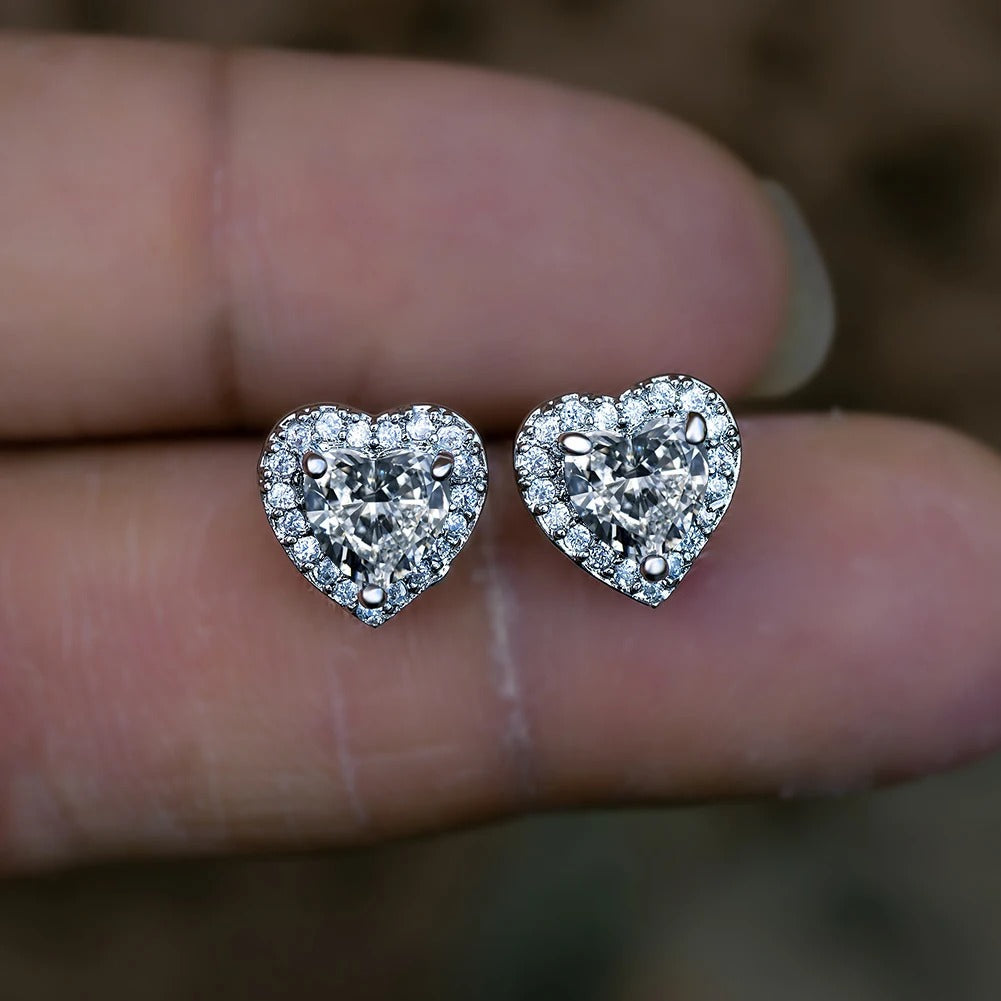 Heart Shaped Colorful Earrings