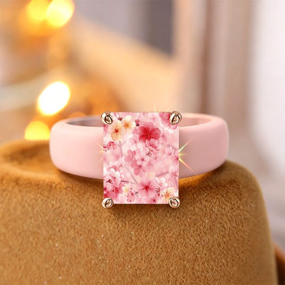 Cherry Blossom Silicone Ring