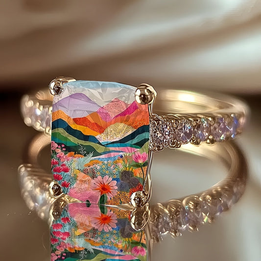 Lively Nature Square Ring